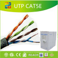 Sólido Bare Copper Conductor UTP Cat5e-4p PVC Jacket